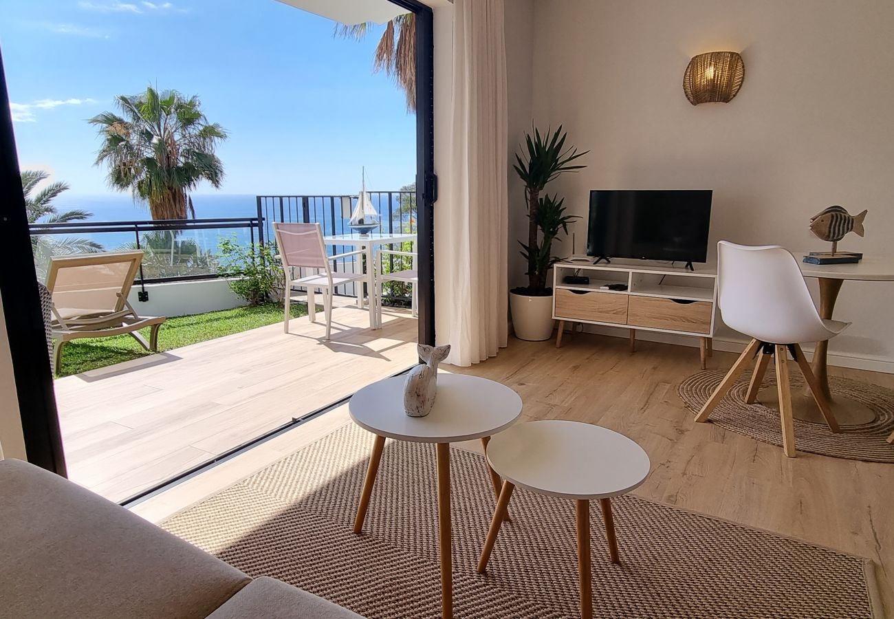 Apartamento en Los Realejos - Apartamento VISTA AL MAR Y JARDIN PRIVADO 