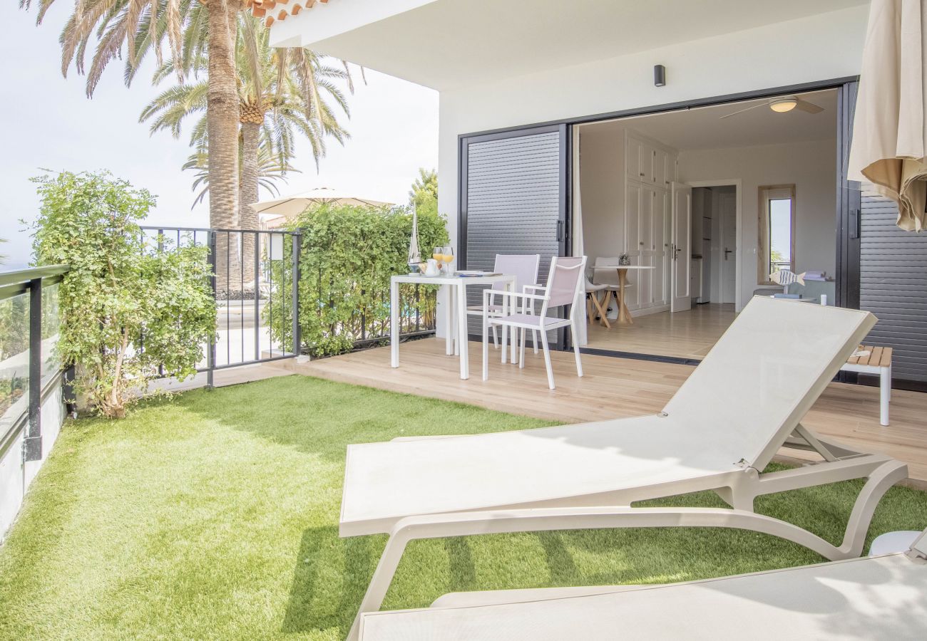 Apartamento en Los Realejos - Apartamento VISTA AL MAR Y JARDIN PRIVADO 