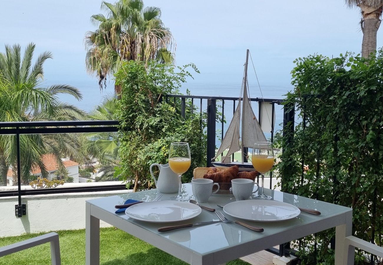 Apartamento en Los Realejos - Apartamento VISTA AL MAR Y JARDIN PRIVADO 