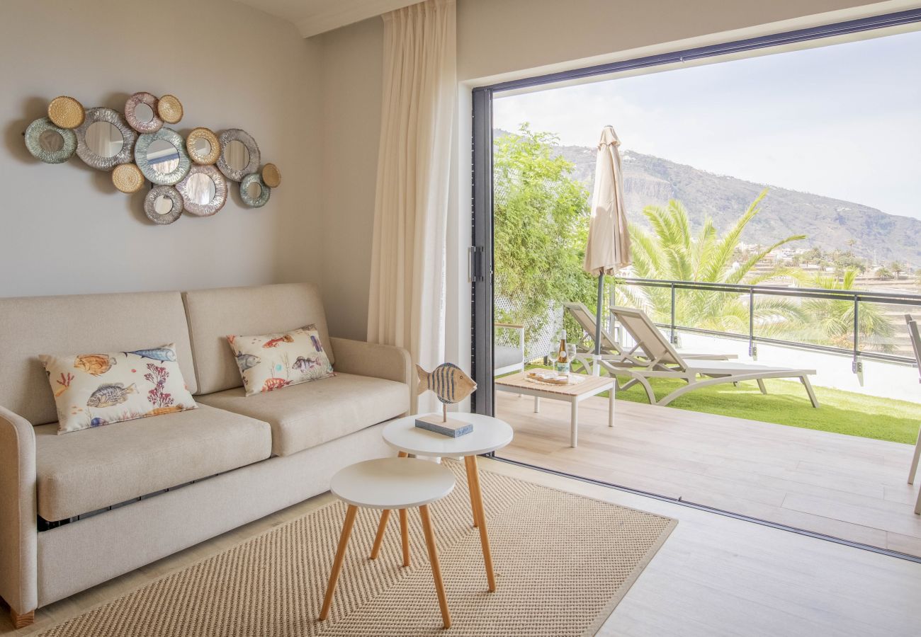 Apartamento en Los Realejos - Apartamento VISTA AL MAR Y JARDIN PRIVADO 