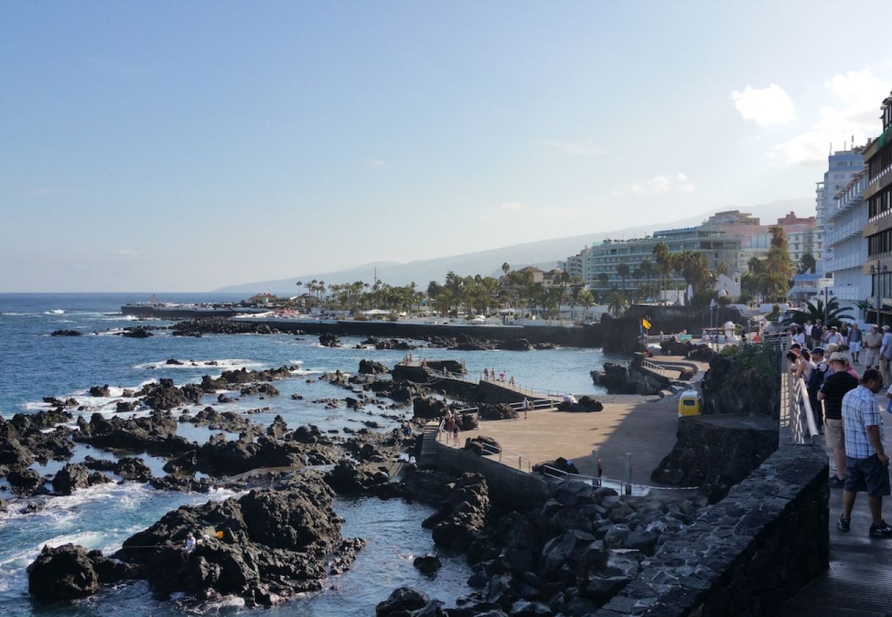 Estudio en Puerto de la Cruz - Céntrico Atico Terraza Unlimited Wifi Satélite TV 